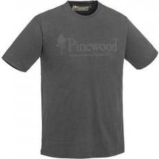 Oberteile Pinewood Herren Outdoor Life T-Shirt, Dark Anthrazit