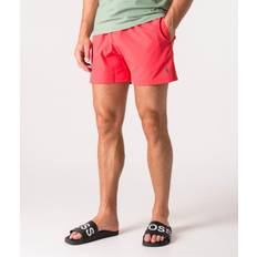 Polo Ralph Lauren Swimming Trunks Polo Ralph Lauren Men's Slim Fit Traveler Mid Swim Shorts 021 Red Reef