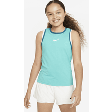 Tennis Débardeurs Nike Victory Older Kids' Girls' Dri-FIT Tennis Tank Green