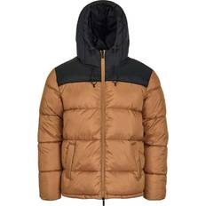 Knowledge Cotton Apparel Color Blocked Jacket Thermoactive - Brown Sugar