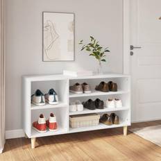 vidaXL Cabinet Engineered Wood Shelf Organiser Shoe Rack