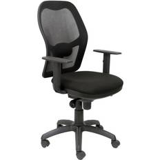 Ruedas Sillas de oficina P&C Jorquera Malla Negra Asiento Negro Silla de oficina