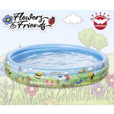 Tissu Piscines Gonflables Happy People Flowers & Friends 150 x 25 cm