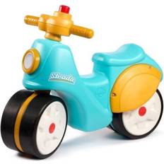 Falk Ride-On Toys Falk Light Blue Toddler Strada Scooter Toy, Ride-On Motocycle with Silent Wheels, Horn 1.5-3 years FA800S