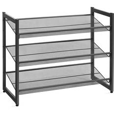 Flurmöbel & Zubehör Songmics 3 Tier Black Schuhregal 74x62.8cm
