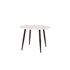 Spisebord ø100 Venture Design Plaza Ø100 cm Hvid Spisebord