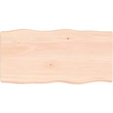 Eg Bordplader vidaXL 80x40x6 ubehandlet massivt Bordplade