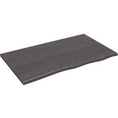 Grey - Oaks Shelves vidaXL Dark Brown 100 x 60 x 2 cm Wall Shelf