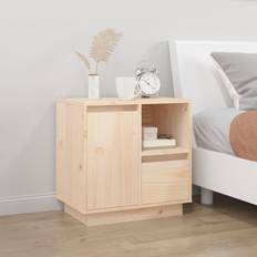 50.0 cm Sängbord vidaXL 50x34x50 massiv Sängbord