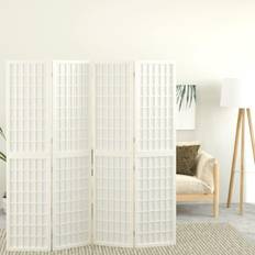 Room Dividers vidaXL Folding 4-Panel Japanese Style Room Divider