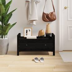 Tre Oppbevaringsbenker vidaXL Hall Black Storage Bench