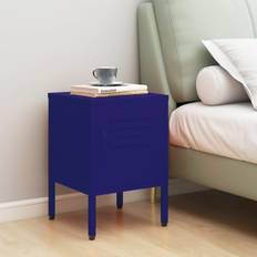 Bleu Tables de chevet vidaXL 35 x 35 x 51 cm Table de chevet