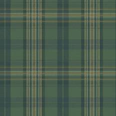 Chesapeake Austin Plaid Wallpaper MAN330212 Green