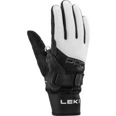 Elastane/Lycra/Spandex Guanti Leki PRC ThermoPlus Shark Gloves Women's - Black/White