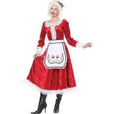 Christmas Fancy Dresses California Costumes Classic Mrs. Claus Red/White