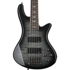 Schecter Basses Électriques Schecter Stiletto Extreme-5 SeeThru Black Basse 5 cordes