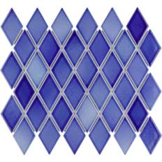 Tiles Affinity Tile FKOHKT14 Hudson Kite 11-3/4" 10-1/4" Diamond Mosaic Tile Smooth