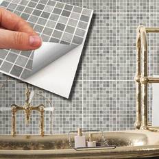 Mosaic tiles Walplus 36" PVC Peel & Stick Mosaic tile Vinyl/PVC in 5.91 H 5.91 W 0.01 D in Wayfair