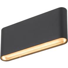 SLV Oval Black Väggarmatur