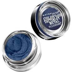 Cosmetics Maybelline New York Eye Studio Color Tattoo Metal 24 Hour Cream Gel Eyeshadow Electric Blue 0 14 Ounce Pack of 2