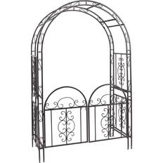 Metal Trellises Plow & Hearth Trellis Montebello Iron Garden Arbor