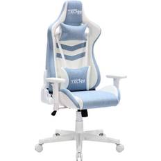 Gaming Chairs Techni Sport Ergonomic Pastel Fabric Gaming Chair - Blue