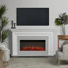 Electric Fireplaces Real Flame Sonia 69" Landscape Electric in White White