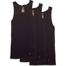 Tank Tops Polo Ralph Lauren Pack Ribbed Undershirt Black