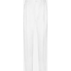 Dolce & Gabbana Linen Pants optical_white