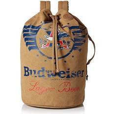 Laptop/Tablet Compartment Bucket Bags Budweiser Buxton eagle wings drawstring bucket bag beige