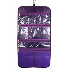 Purple Toiletry Bags & Cosmetic Bags Freegrace premium hanging toiletry travel bag cosmetic jewelry toiletry & a