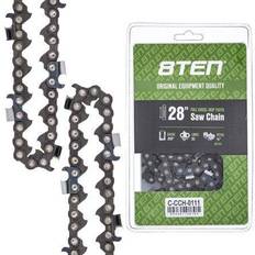 Garden Power Tool Accessories 8TEN Full Chisel Skip Tooth Chainsaw Chain 28 Inch.050 3/8 93DL Echo CS-600P Husqvarna 372XP Jonsered 2065