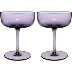 Violet Flûtes à Champagne Villeroy & Boch Coupe Like 10 cl, Lot de 2 Lavender Flûte à Champagne