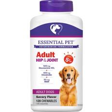 21st Century Adult Hip And Joint With Glucosamine 500mg & Chondroitin 400mg For Dogs Savory Flavor 120 Chewables