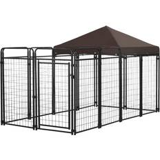 Pawhut Dog Kennel Outdoor with Extended Run 9.3 ft.x4.6 ft