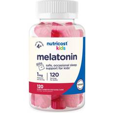 Børne Melatonin Vingummier Jordbær 120 stk
