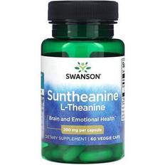 Vitaminer & Kosttilskud Swanson L-Theanin 200 mg 60 Veganske Kapsler 60 stk