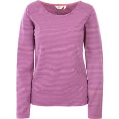 Trespass Caribou Women's Striped Long Sleeve T-Shirt Purple