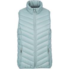 Damen - Türkis Westen Trespass Womens Down Gilet Giana Blue