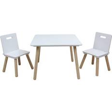 Children's Tables Realspace briggle activity table and chairs, white