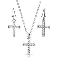 Montana Silversmiths Unwavering Cross Jewelry Set