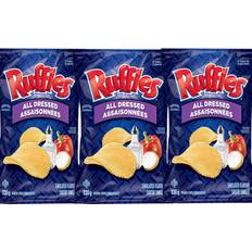 Ruffles potato chips Ruffles All Dressed Potato Chips 220g 3-Pack