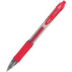 Zebra Sarasa Retractable Gel Rollerball Pen 0.7mm Tip 0.5mm Line Red