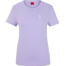 HUGO BOSS Dam T-shirts HUGO BOSS Classic Tee_2, Ljus/pastelllila