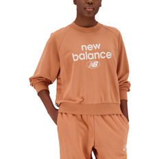 New Balance Vrouw Truien New Balance Essentials Archive French Terry Sweater - Oranje