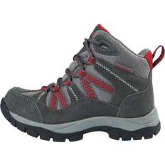 Hiking boots Northside Unisex FREEMONT WATERPROOF Hiking Boot, dark gray/red, Little Kid