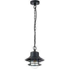 Elstead Lighting Copenhagen 1-Light Chain Lantern - Black Lámpara Colgante