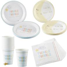 Disposable Cutlery Kate Aspen Twinkle Twinkle 78 Piece Party Tableware Set 16 Guests