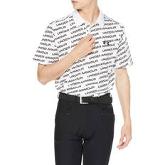 Tennis Polo Shirts Under Armour Men's Playoff 2.0 Golf Polo Shirt - White/Black