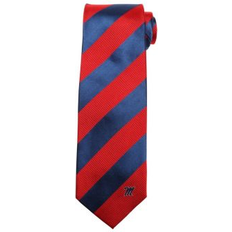 Blue Ties Eagles Wings Men's Ole Miss Rebels Regiment Woven Silk Tie